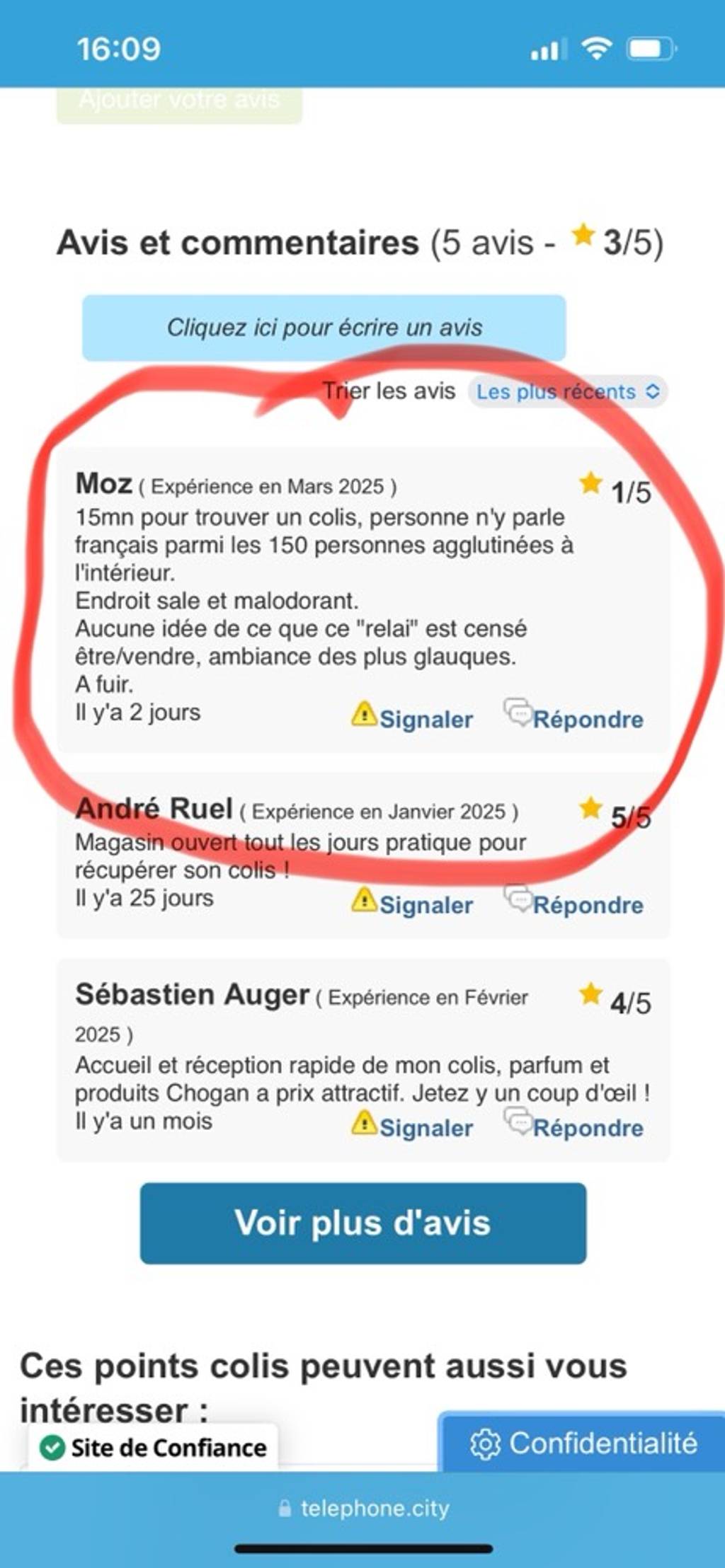 Nuisances sonores et occupation illégale commerce