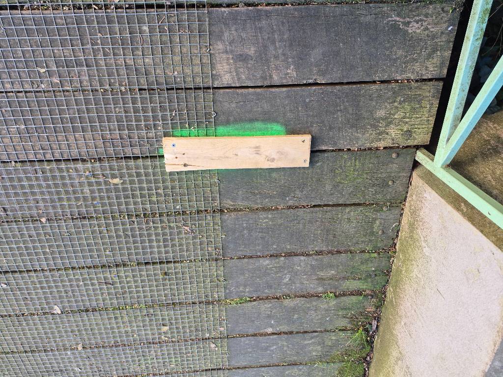 Photo 4 - Passerelle bois dangereuse pourrie