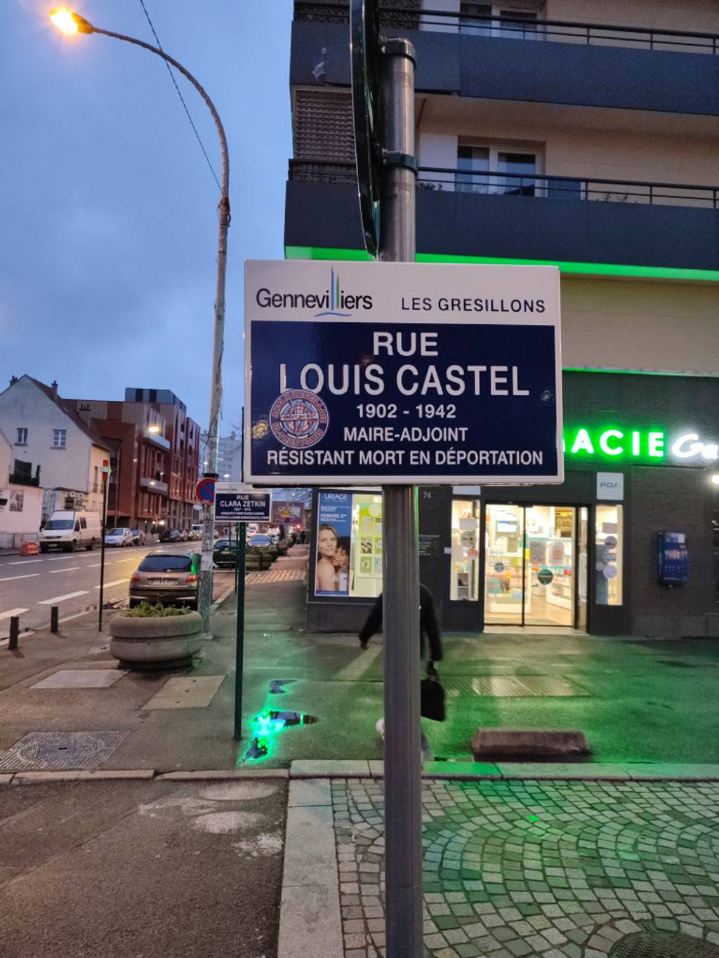 Panneau de rue incorrect