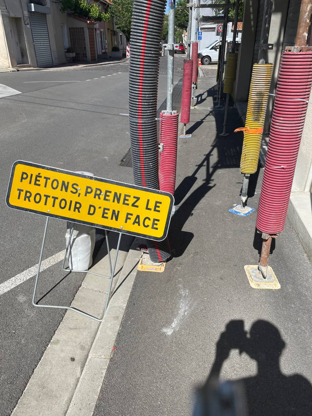 Accessibilité passage insuffisant