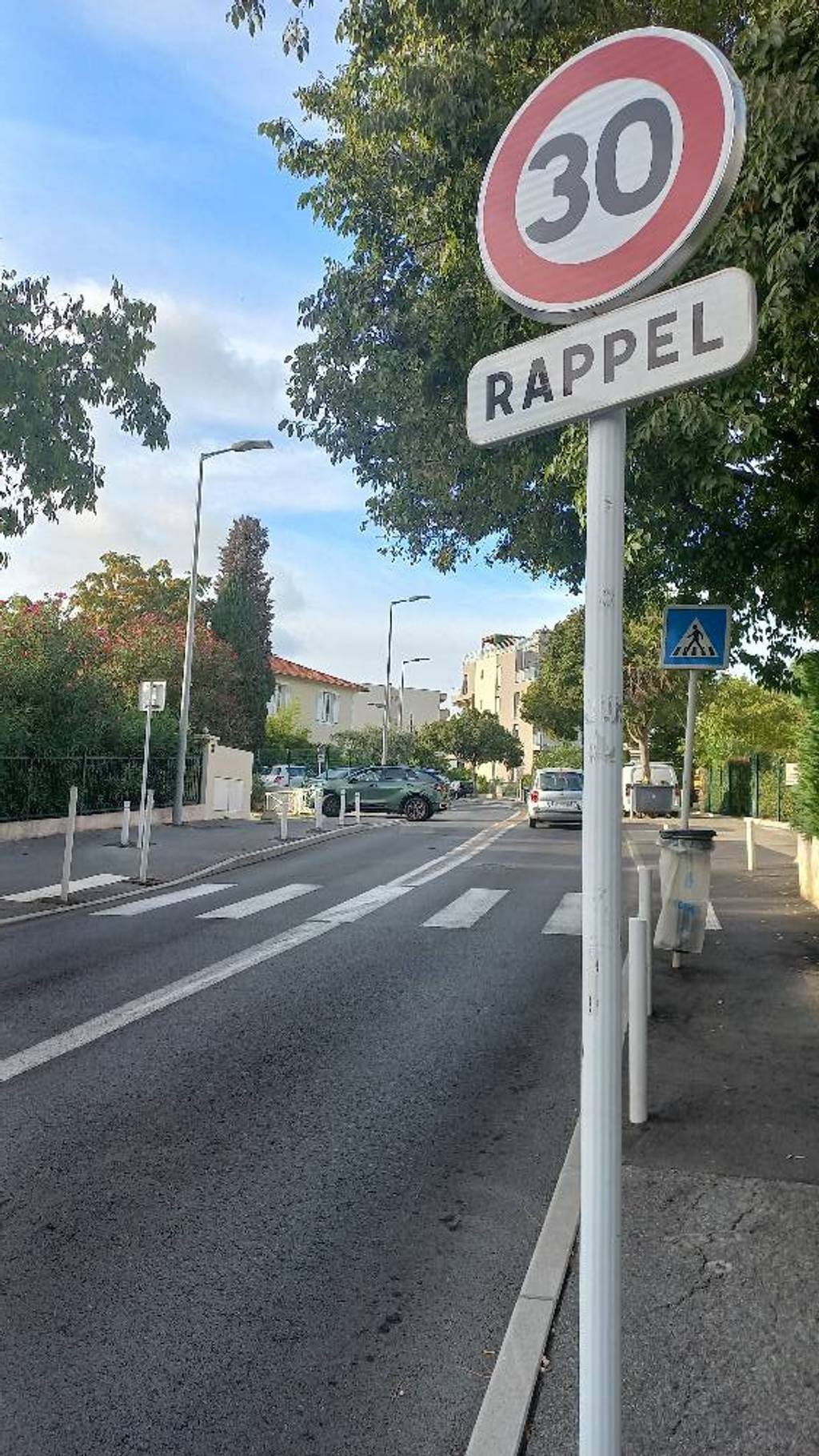 Incoherence signalisation vitesse 30