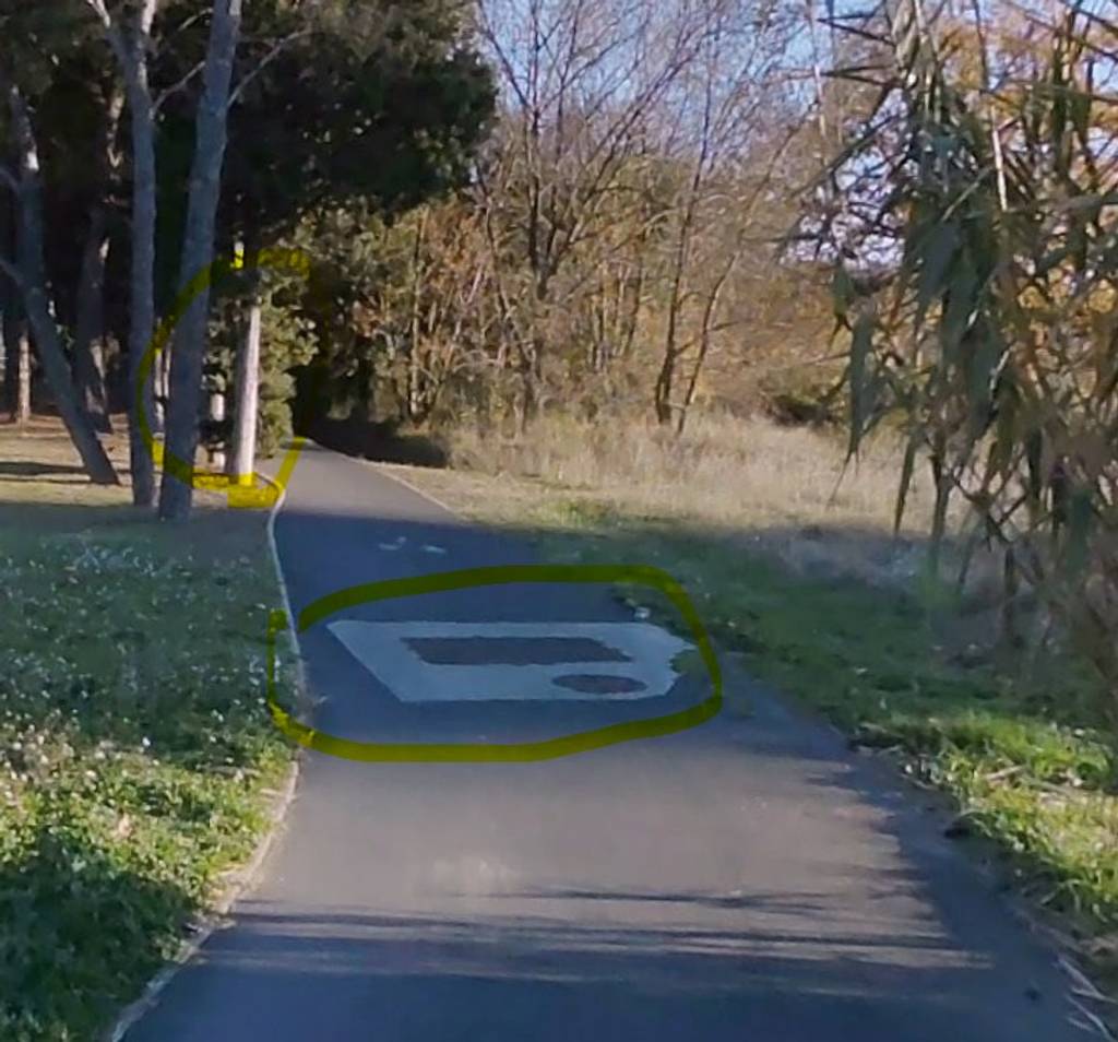 Manque de visibilité piste cyclable