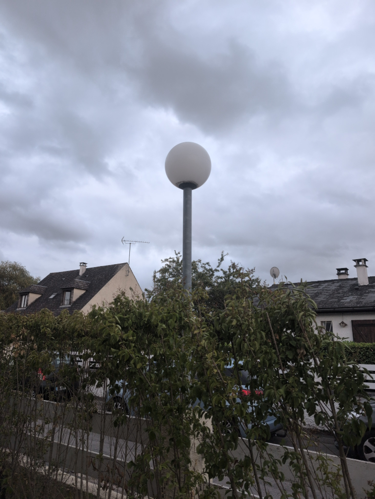 Éclairage public hors service