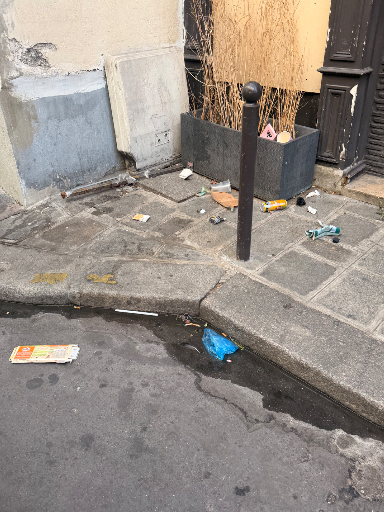 Accumulation de déchets