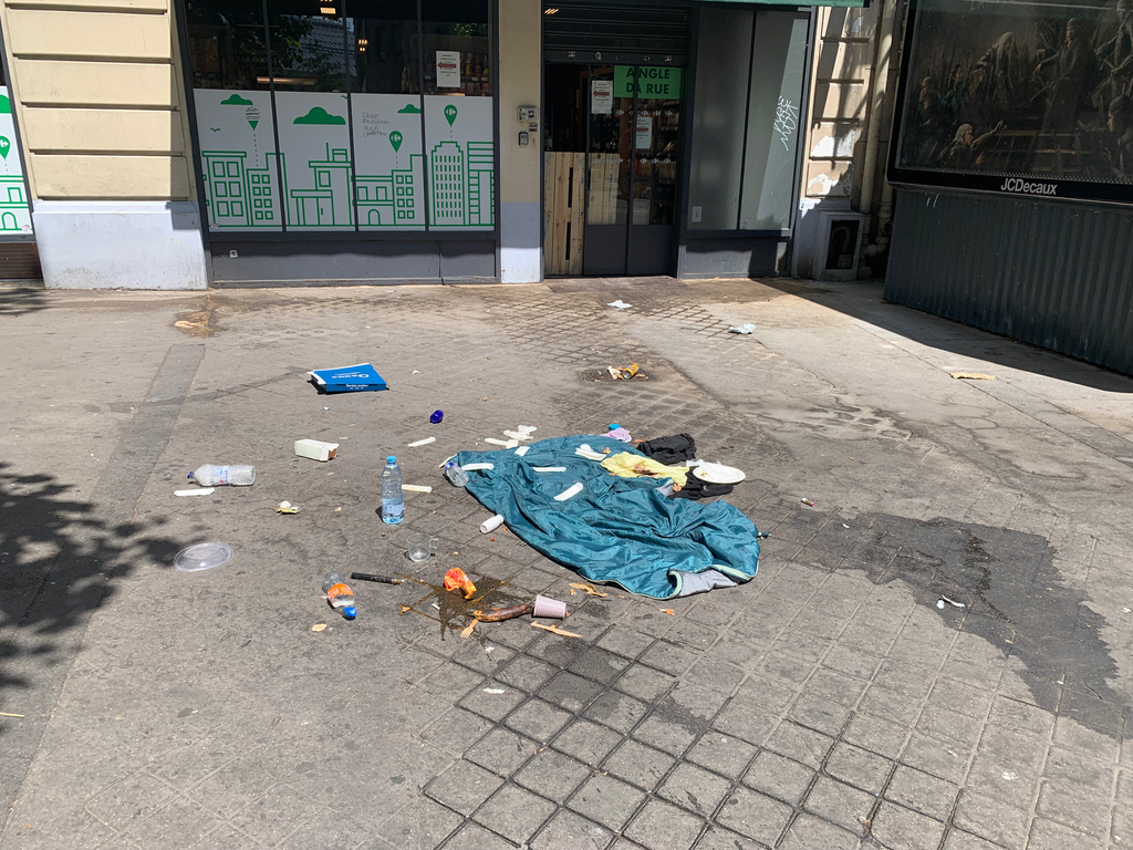 Saleté quotidienne quartier