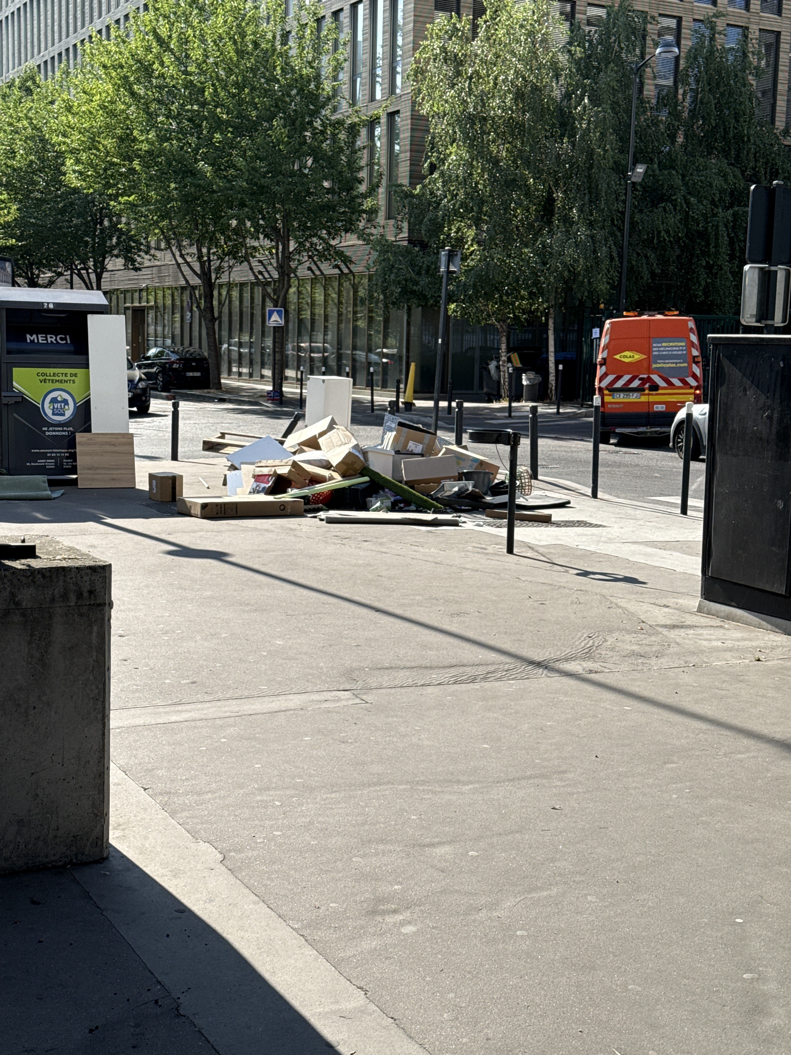 Dépôt sauvage de déchets