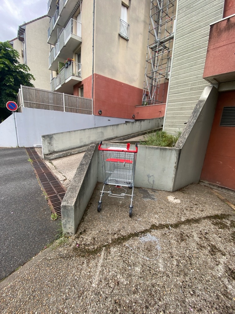 Caddie abandonné