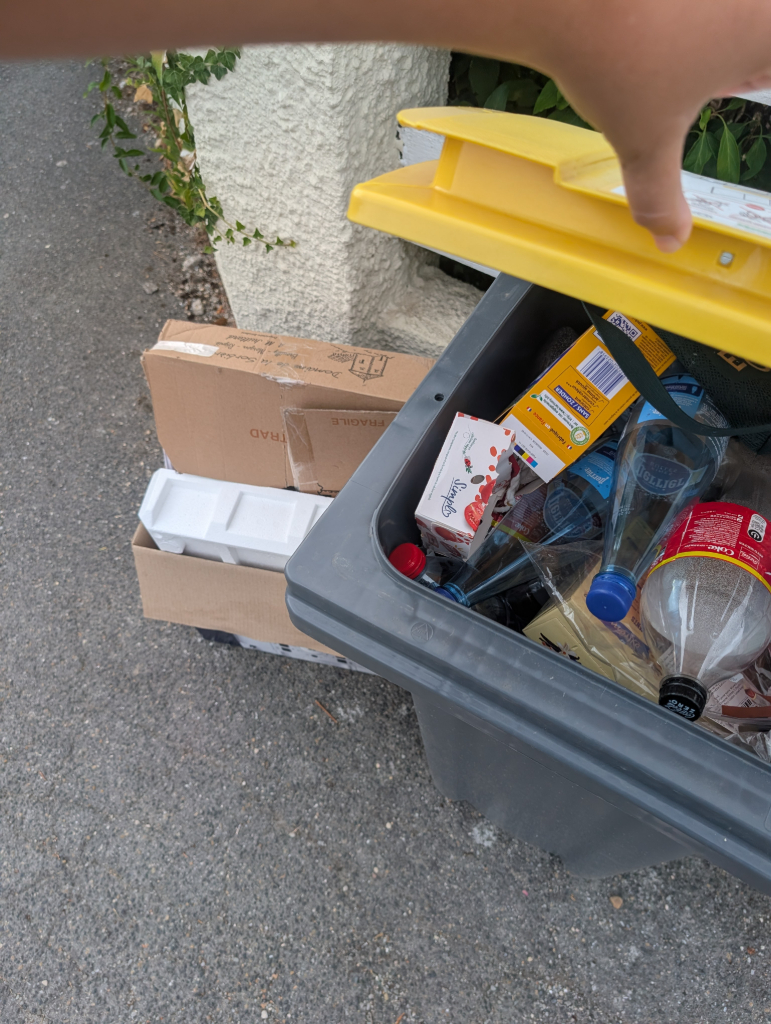 Photo 2 - Collecte poubelles jaunes en retard