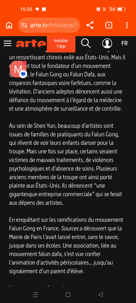 Photo 2 - Dérives sectaires signalées Falun Dafa