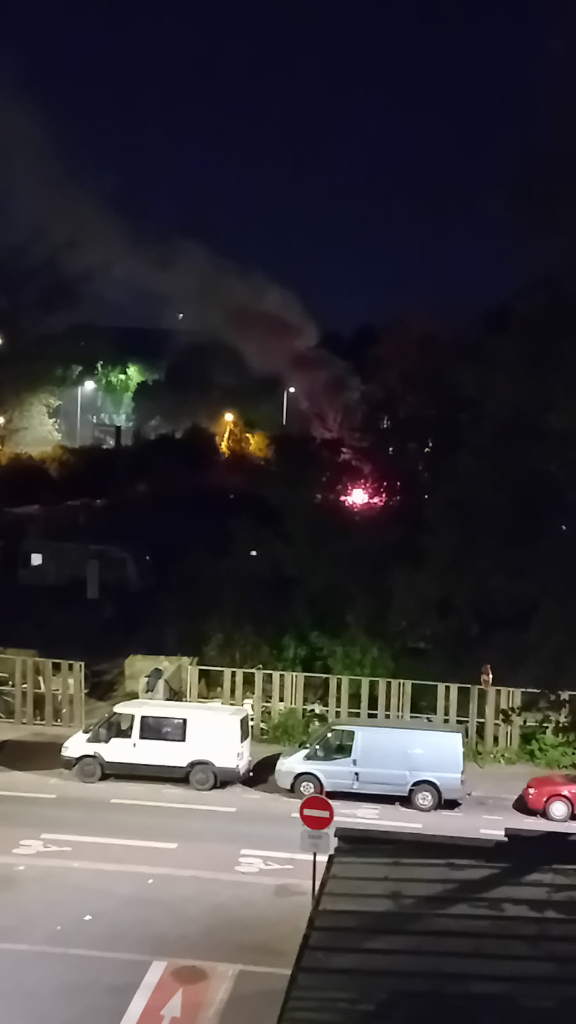 Incendie et nuisances occupation site