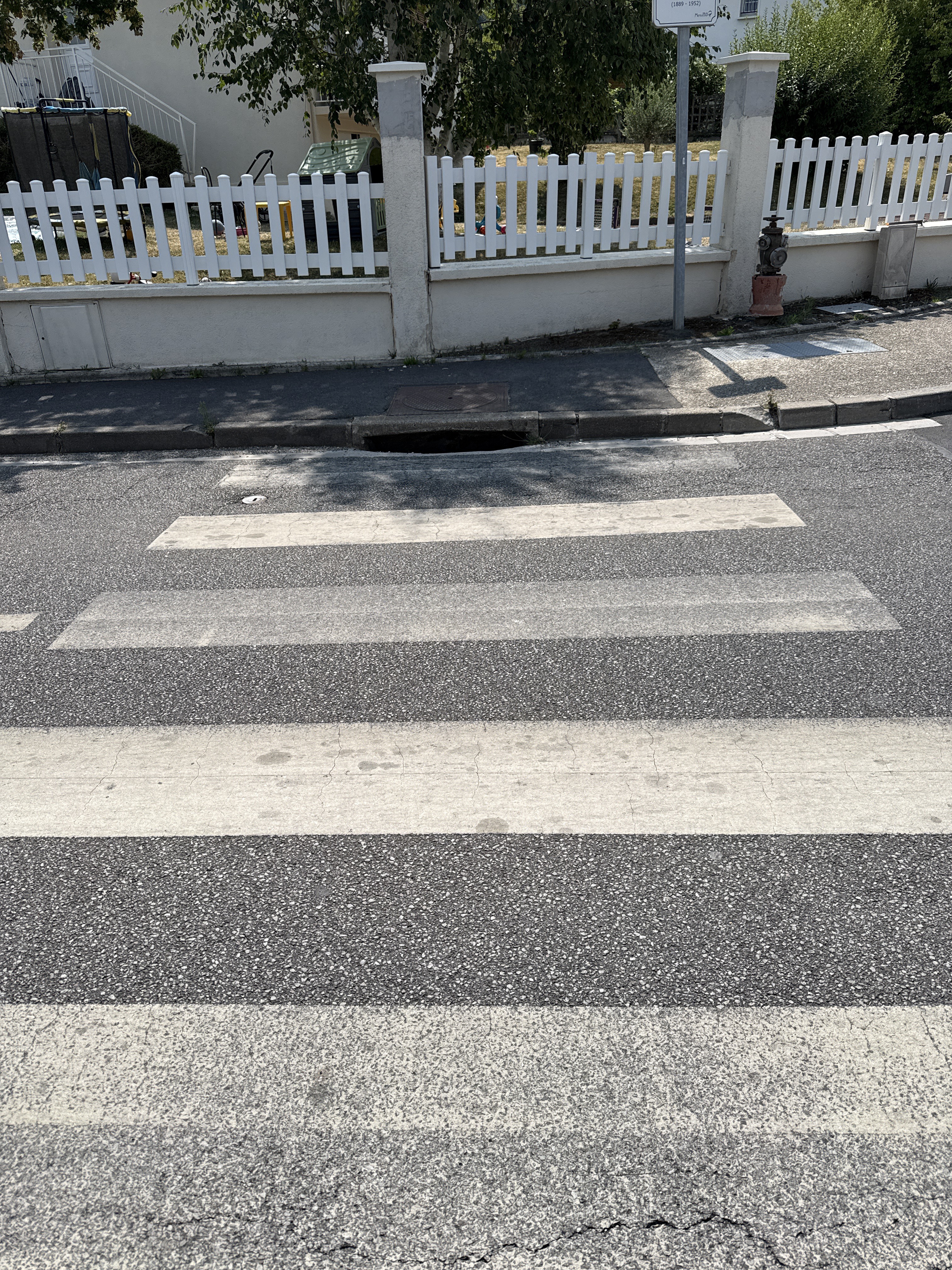 Signalement Passage piéton difficile pour PMR